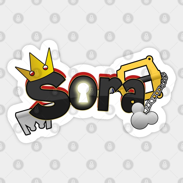 Sora Title Sticker by DoctorBadguy